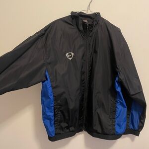 Nike Black and Navy Windbreaker